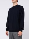 Soft merino wool sweater in blue