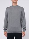 Soft merino wool sweater in gray