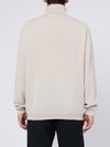 Virgin wool high-neck sweater