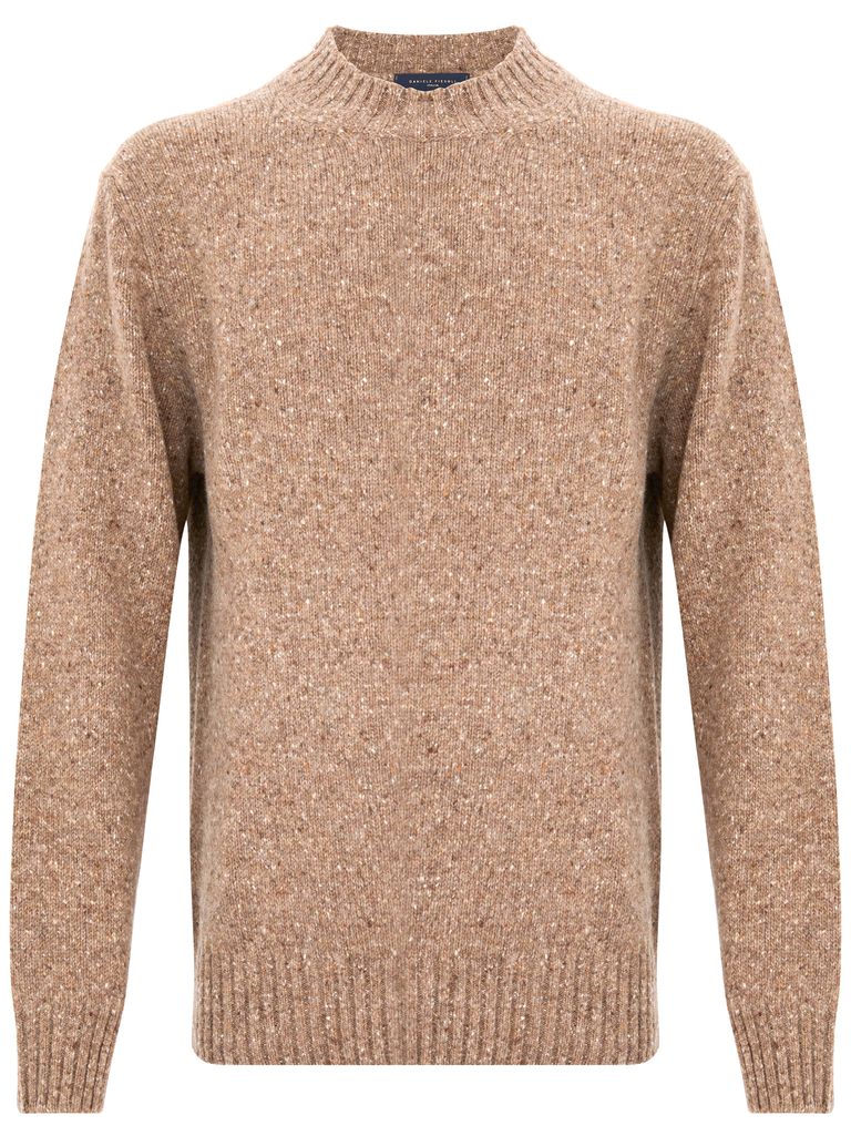 Daniele Fiesoli Sweaters Camel In Beige
