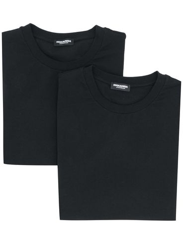 DSQUARED2 - T-shirt in cotone stretch confezione da due