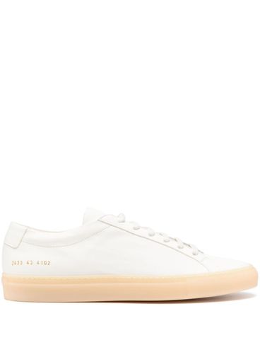 COMMON PROJECTS - White Achilles sneakers in calf leather