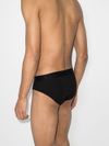 Slip in cotone stretch confezione da due con logo