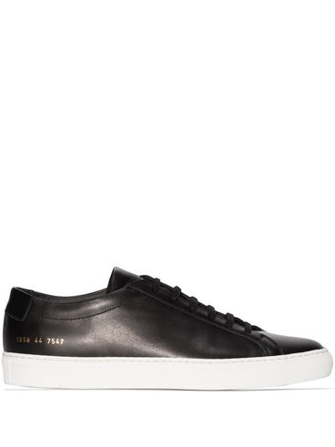 COMMON PROJECTS - Black Achilles sneakers in calf leather