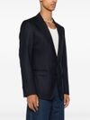 Single-breasted blazer in virgin wool