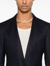 Single-breasted blazer in virgin wool