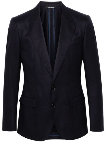 DOLCE & GABBANA - Single-breasted blazer in virgin wool