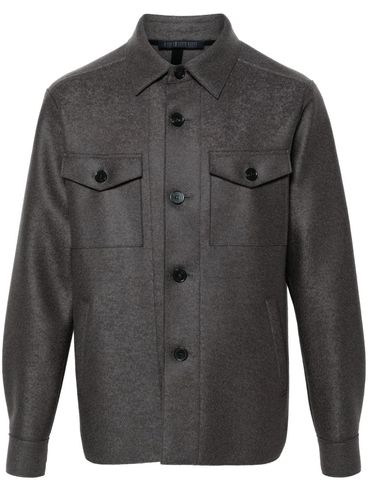 HARRIS WHARF LONDON - Virgin wool jacket with pockets