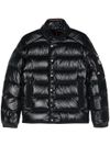 moncler - Piumino corto Gourette con logo