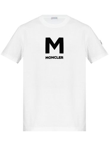 Cotton T-shirt with printed logo