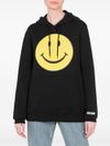 Smiley motif print sweatshirt