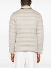 Short Nomos down jacket in wool and cashmere blend