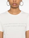 T-shirt con stampa slogan