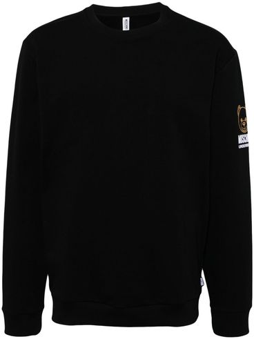 MOSCHINO UNDERWEAR - Crew neck cotton sweatshirt with logo