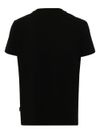 Stretch cotton T-shirt with logo