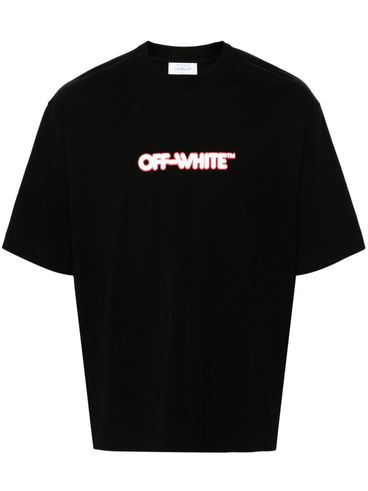 Cotton T-shirt with logo print