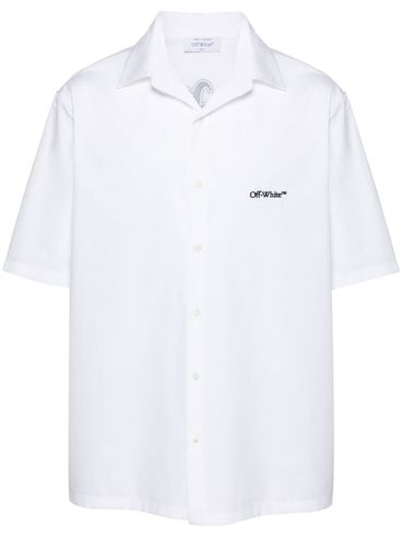 OFF-WHITE - Cotton shirt with Arrows motif