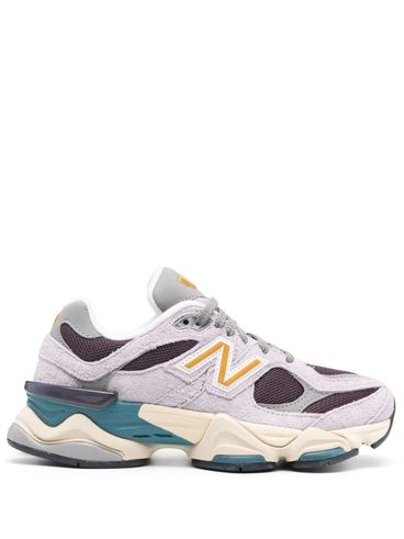 NEW BALANCE - Sneakers 9060 in misto pelle e tessuto con logo