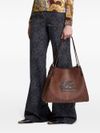 Medium Libra paisley calf leather tote bag