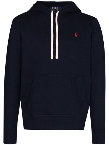 Hooded sweatshirt in cotton blend