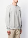 Crewneck sweatshirt in cotton blend with embroidered logo