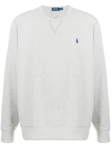 POLO RALPH LAUREN - Crewneck sweatshirt in cotton blend with embroidered logo