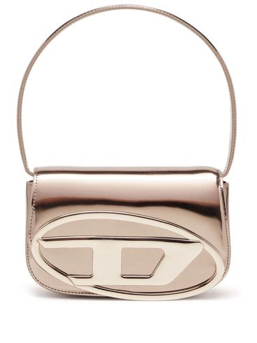 DIESEL - Borsa 1dr bronzo laminata con logo