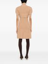 Knitted cashmere blend minidress