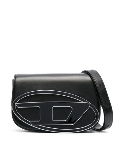 DIESEL - Black 1DR M logo shoulder bag