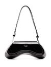 Black Play logo shoulder bag