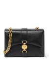 Black Kleio lambskin crossbody bag