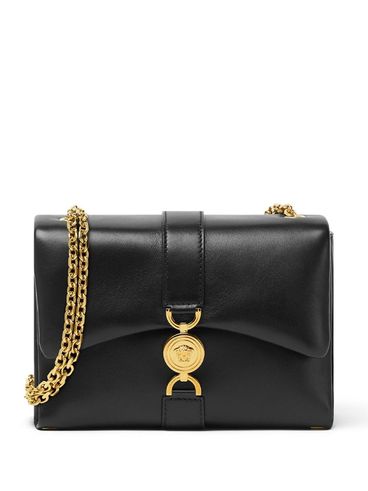 VERSACE - Black Kleio lambskin crossbody bag