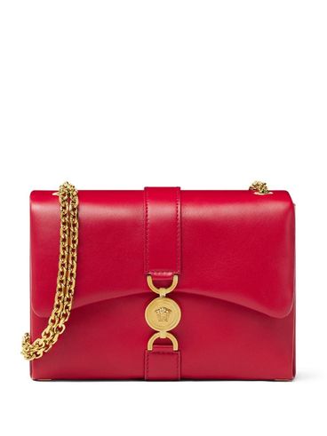 Red Kleio lambskin crossbody bag