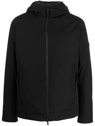 Nylon down jacket with hood