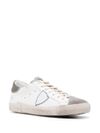 PRSX sneakers in vintage-effect calfskin leather