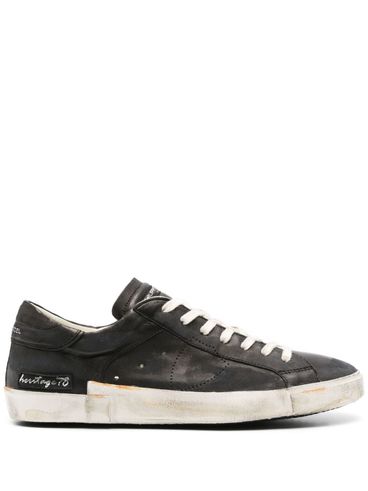 PRSX sneakers in vintage-effect calfskin leather