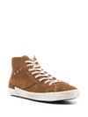 Sneakers alte PRSX in pelle scamosciata