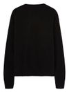 Crew neck sweater in merino wool and cashmere