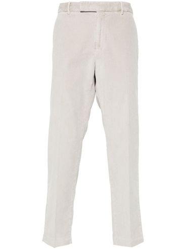 Corduroy blend cotton trousers