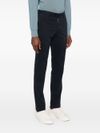 Pantaloni dritti in cotone stretch