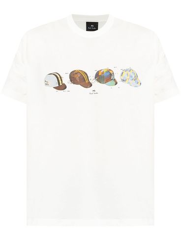 PS PAUL SMITH - T-shirt Cycling Caps in cotone