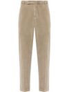 Corduroy blend cotton trousers