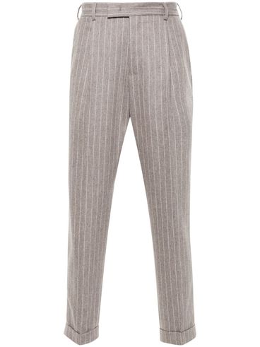 Pinstripe in virgin wool trousers