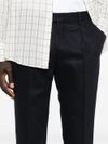 Slim-fit virgin wool trousers