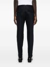 Slim-fit virgin wool trousers