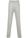 Slim-fit virgin wool trousers