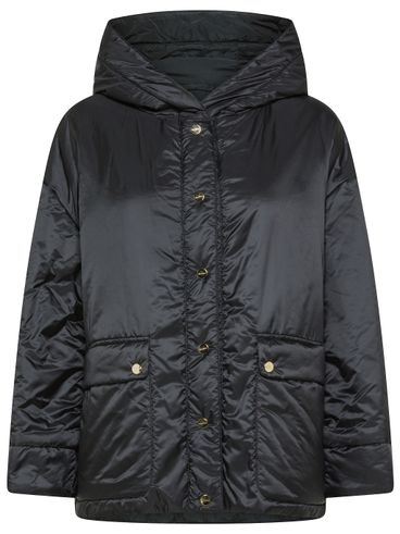 'Reversible hooded down jacket 'Greenmo'