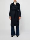 'Bcollag' wool coat with belt