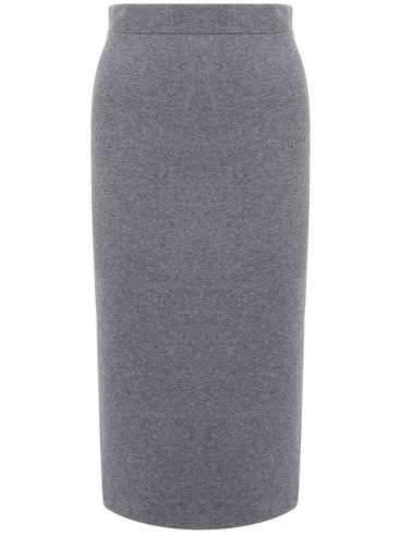 'Rete' midi skirt