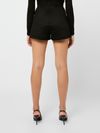 'Adagio' black wool shorts